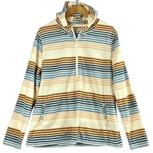 O'Neill Womens Half Zip Soft Brushed Fleece Front Pockets Polar Hoodie XL